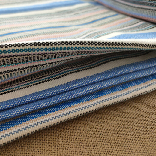 Duo love thickened Shandong pure cotton old coarse cloth sheet single piece three piece 100 cotton mat cotton linen dark blue wide strip 200cmx230cm three piece set