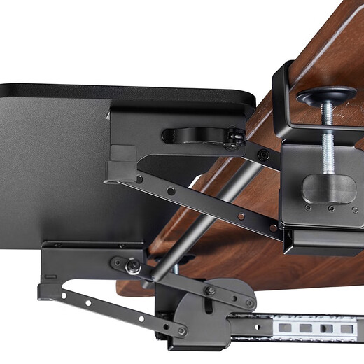 Shanye Keyboard Holder Keyboard Rack Drawer Computer Desk Extension Board Under Desk Keyboard Holder Hand Holder Extension Board No Punching White - No Installation - Desk Board Thickness 35MM