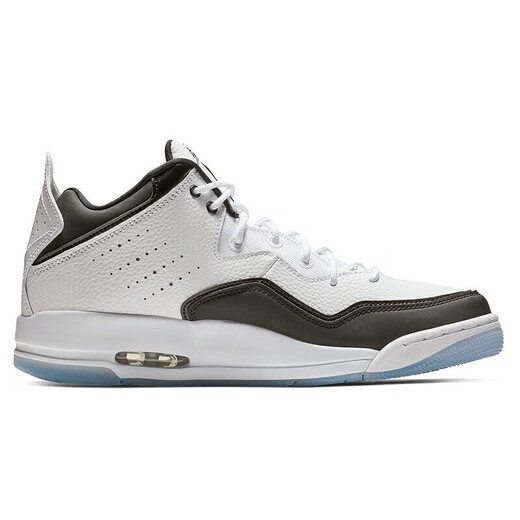 
Jordan men's casual shoes Jordan non-slip wear-resistant COURTSIDE 23 sports shoes AR1000-104 white and black 42.5