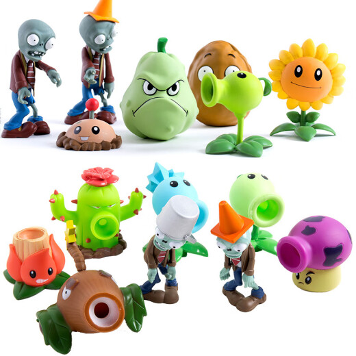 Plant vs. Zombie Children's Doll Sunflower Glue Boy Toy Set Children's Gift 686-97 Apple Mortar