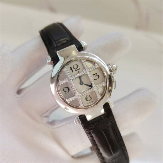 [Second-main 95 Nouveau] Cartier Pacha Series WJ11951G, WJ11932G Watch and Clock Women's Watch Quartz Watch 32mm 18K Or blanc WJ11932G