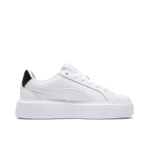 Puma (Puma) Männer und Frauen erhöhte dicke alleinige Gelegenheitsbrettschuhe, kleine weiße Schuhe, OSL Pro 391220 White-Gold-04 36