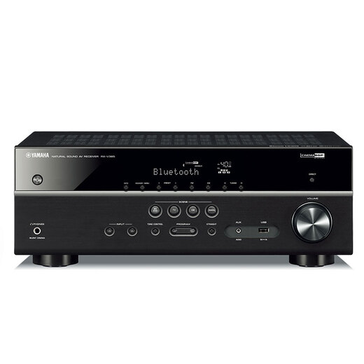
Yamaha RX-V385 Home Cinema 5.1 channel AV amplifier supports Bluetooth/4K ultra-high definition Black
