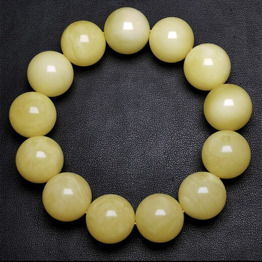 Feiyu natural beeswax bracelet for men and women, Russian raw ore white flower demon flower, fidelity, high-end genuine amber with certificate, 20mm white flower, 12 men's thick, pulled, wrist certificate, 0g