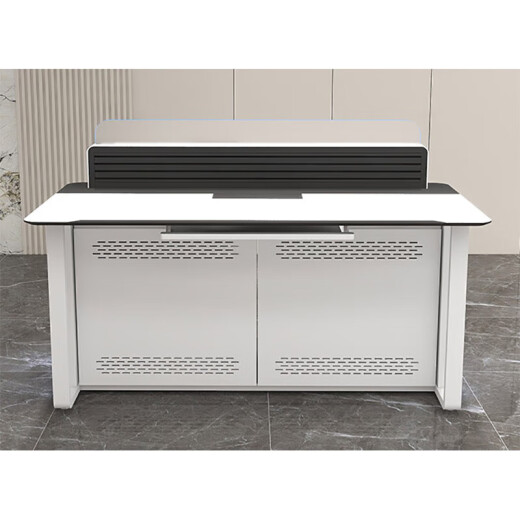 Winning the main body of the duty desk, cold-rolled steel plate, countertop, anti-double special plate, tempered glass 1800*800*750MM