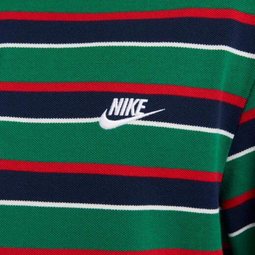 
Nike (NIKE) CLUB Men's Striped Lapel T-shirt FN3897-410 M