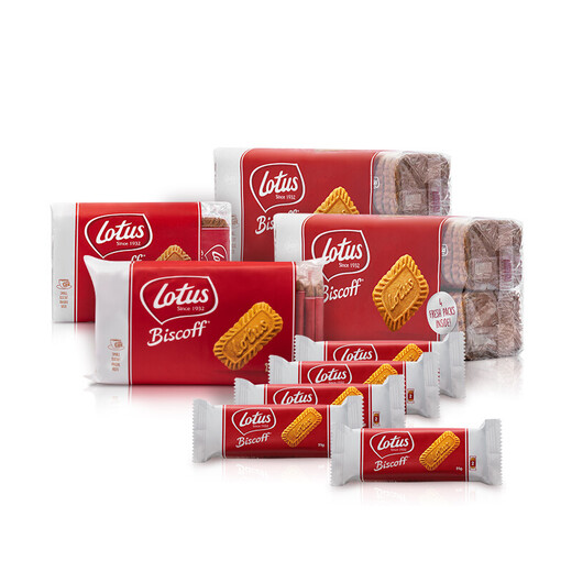 Belgium imported Lotus and Qingbian Coffee Caramel Cookies Gift Box 1105g New Year Gift Box Holiday Gift Company Group Purchase Souvenir 1105g Gift Box Pack