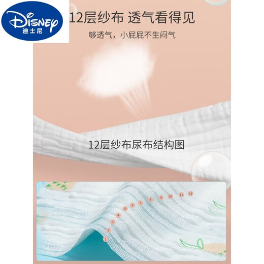 Disney Disney новорожденный ребенок чистый хлопковой подгузник.