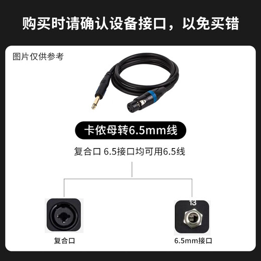 Sennheiser XS1 handheld wired microphone for home KTV band guitar playing and singing live broadcast dynamic wired microphone XS1 + XLR to 6.5 microphone cable (5 meters)