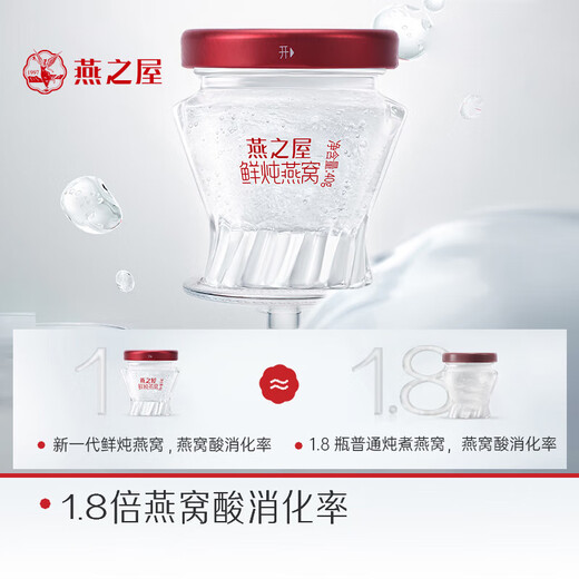 
Swallow House Fresh Stewed Bird's Nest Instant Flowing Flower Gift Box for Pregnant Women's Confinement Elders Nutritional Tonics Birthday Gift Gift [Luxury Brand Designer Gift Box] 40g*15 Bottles