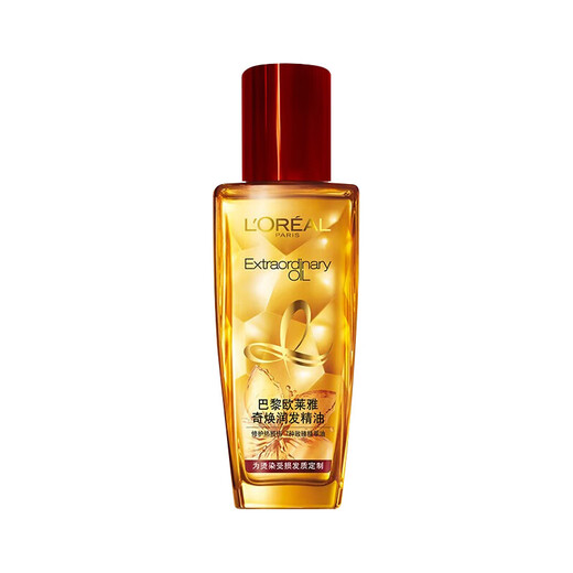 L'Oreal Qi Huan Hair Care Essential Oil for permed and dyed hair 50ml (small red bottle, no-wash, strong, anti-damage)