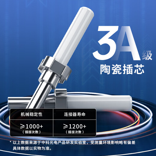 Zhongke Optoelectronics MPO-MPO Fibre Parmor OM4 Multimode Fiber Cluster Cluster Span 550 40G / 100G Câble fibre compatible avec MTP, Polarité personnalisable MPO à MPO 24 Core Femelle à Feme