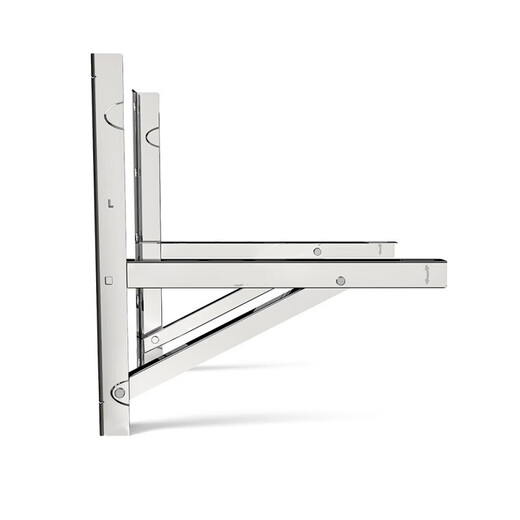 Dixin 304 stainless steel air conditioner outdoor unit bracket Midea Haier universal thickened rack large 1.5 HP 2P3P air conditioner rack 1-1.5P stainless steel thickness 1.6 load-bearing 300kg