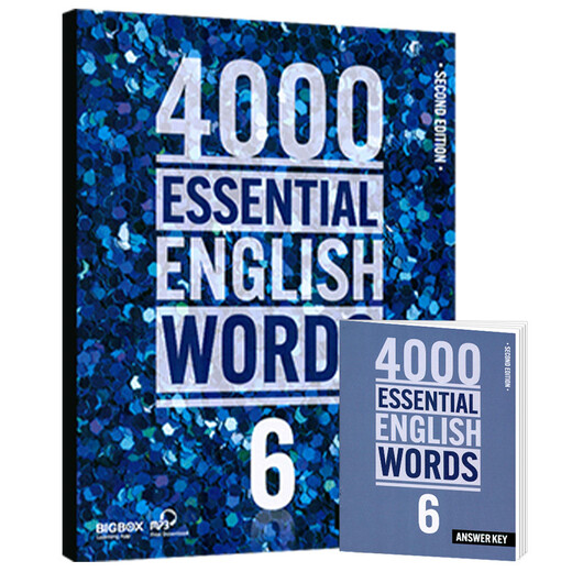 进口原版2022新版 4000Essential English Words 6级 常见词英语 小学单词教辅书 剑桥雅思核心词汇 初级4000词典 小学礼物 小学教辅