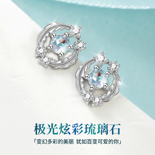 MANHE S999 Pure Silver Earrings Women's Earrings Women's 2025 New Wife Earrings Pendant Birthday Gift for Girl Friends