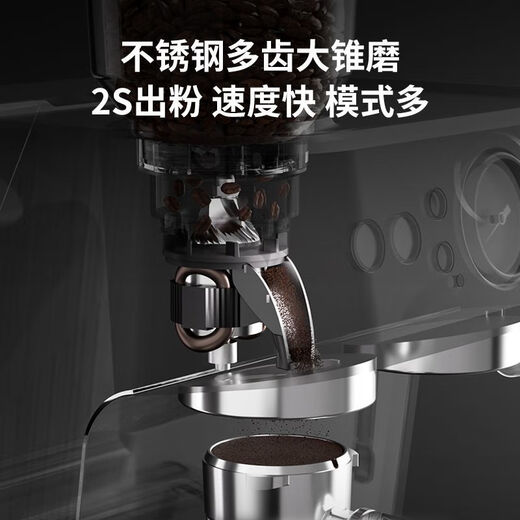 Petrus High-End-Kaffeemaschine PE3899 Italienische Schleifmaschine Haushalt Multifunktion kommerzielle Dual-Purple-Amerikaner kleiner PE3899 Schleif + kleine grüne Kaffee-Utensilien