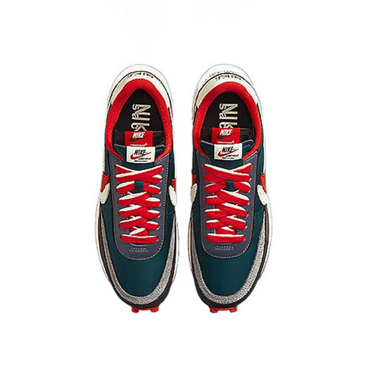 耐克（NIKE）Sacai X  VaporWaffle 三方联名解构运动休闲男女跑步鞋 DJ4877-300 黑蓝红 40