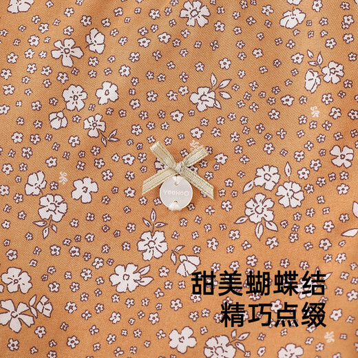 YEEHOO shopping mall same style girls skirt spring and autumn long sleeve baby girl dress floral skirt 2025 skirt fresh floral 90 cm