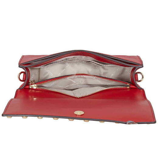 Michael Kors Mike Coles MK Frauenbeutel Cowide Nieten einzelner Schulter -Diagonal -Span -Tasche 32S0GJ6C7T Chinese Valentinstag Red 683