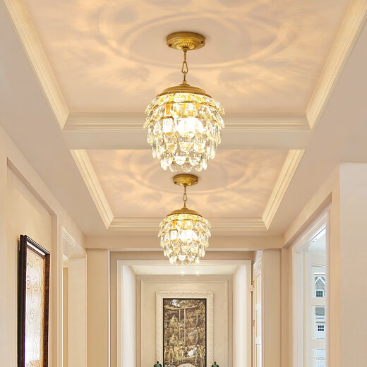 Yuliang Corridor de style européen Lumières Créative Luxury Entrance Porte de porte Valeurs Lumières Lumière Luxe MODER