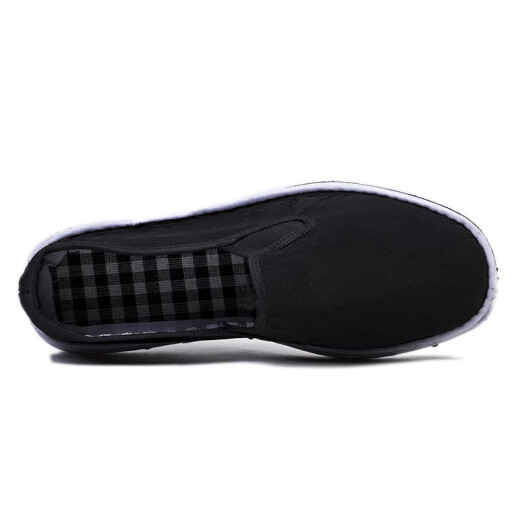 Viejos zapatos de algodón de algodón de invierno de Beijing para hombres con un padre de una pierna de margen de papa además de terciopelo zapatos de invierno cálidos zapatos de tela de algodón no deslizan zapatos de tela para hombres viejos zapatos estampados (zapatos individuales) talla 43 (se recomienda comprar una talla más grande)