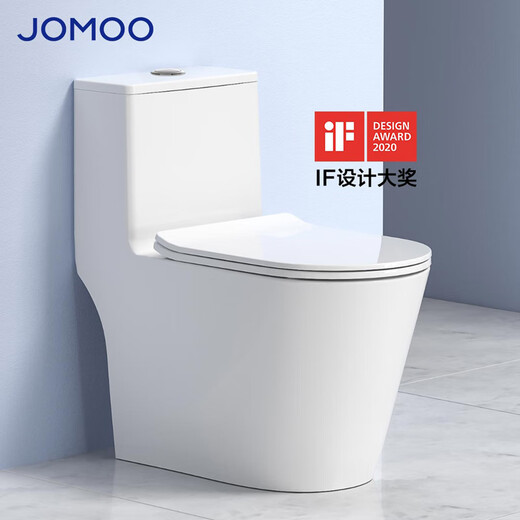 Jomoo Jiumu Baño Store Glaze para el inodoro Sifón Suphón Baño de ahorro de agua INDOUMISO ALODARIO 1396 Instalación del modelo de impulso de sifón 305 mm