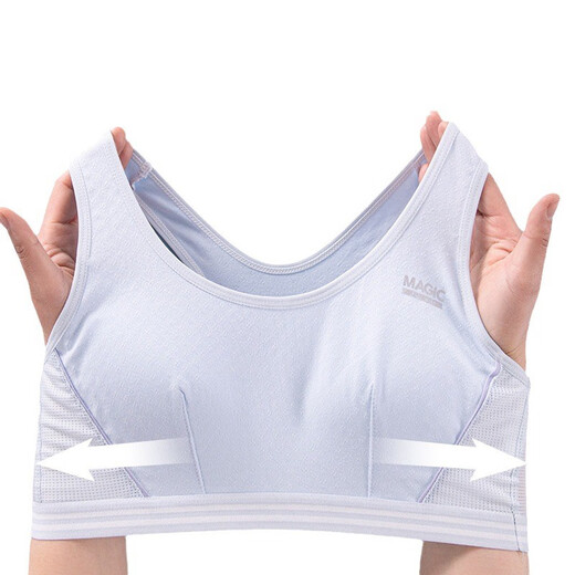 Yu Zhaolin Girl Sport Sport Unterwäsche Schocksicheres Laufweste Junior High School und Highschool-Schüler atmungsaktiven BH während der Entwicklungsperiode 9215 Weiß 1 Stück 2xl /90 (115-130jin [Jin entspricht 0,5 kg])