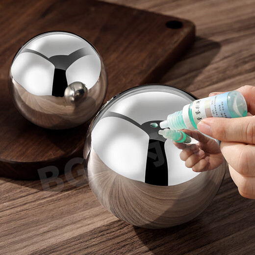 Fun appliance food-grade stainless steel rolling ball kitchen household rolling artifact rolling bun skin new household rolling pin large boutique rolling ball