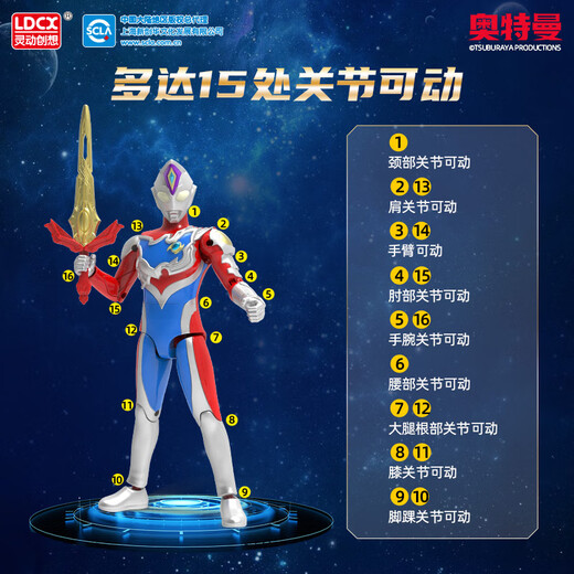 Smart Creative Tiga Cerro Blazer Ultraman Doll Deluxe Set Gift Box Toy Boy Children Birthday Gift