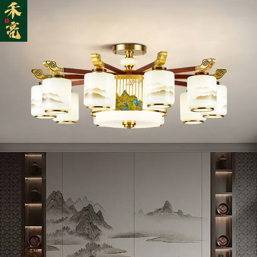 HELIANG NOUVEAUX LAVES DE SALON CHANDELIERS CHINIS