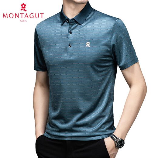 T-shirt à manches courtes de Silk à manches courtes 100% Mulberry Mulberry Silk Men Men de soie haut de gamme Men de soie haut de gamme Summer Business Short Men de soie brillante