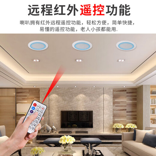 Westin ceiling audio Bluetooth speaker audio ceiling speaker store restaurant supermarket home wireless speaker embedded built-in amplifier 6-inch coaxial speaker WX-201