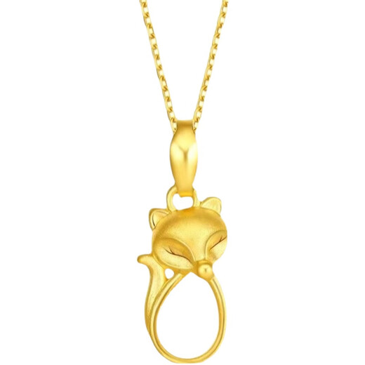 Fat Donglai's same style four-leaf clover plated 18k gold pendant necklace women's gold colored gold clavicle chain 2022 new lover four-leaf clover necklace