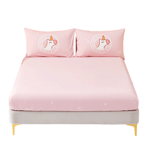 Mercury children's bed sheets and covers Single-piece Class A pure cotton furry bed cover Student dormitory Single-double bed sheet single-cotton furry cover Snow Taotao pure cotton furry cover [Brushed Class A] 1.5m bed