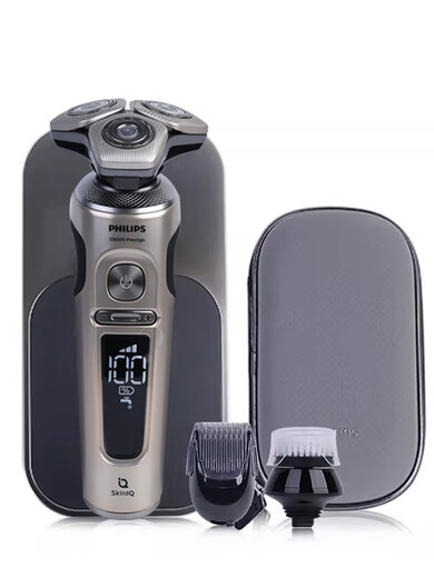 
Philips (PHILIPS) Philips electric shaver SP9883/9873/9886 wireless charging three-head shaver SP9871 [Year of Dragon Gift Box] S9889 with cleaner + charging base