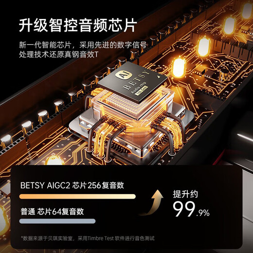 贝琪（Betsy）B321立式电钢琴重锤88键实木琴键成人家用练习专业初学者电子钢琴 演奏级-B321音响款-烤漆黑
