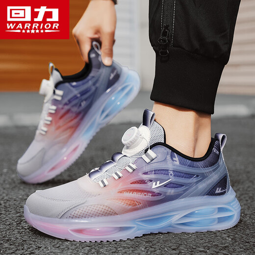 Huili Herrenschuhe für den Frühling 2025 neuer rotierender Knopf plus Baumwollschuhe laufen Teenager Casual Sports Dad Schuhe schwarz [3899 Plus Fleece Style] 43