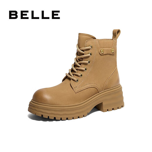 Belle (Belle) Chinesische Valentinstagsgeschenk vielseitige Martin-Stiefel gleicher Stil wie Leder im Freien Wanderschuhe in der Frauen Mall B8P1DDD4 Pre-Sale Brown 38 (240 mm)