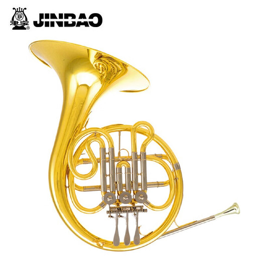 Jinbao China Jinbao round horn four-key single row Western wind instrument military band large size JBFH-725 children round horn