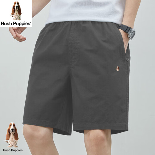 
Xiabushi summer pure cotton solid color men's casual versatile shorts five-point pants beach straight pants dark gray 9224 4XL Recommended 190-210Jin [Jin equals 0.5 kg]