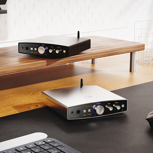 SHANLING EH2 desktop decoding amp HiFi player pre-decoding all-in-one DSD hard decoding 4.4 balanced decoding amp EH2 silver + adapter