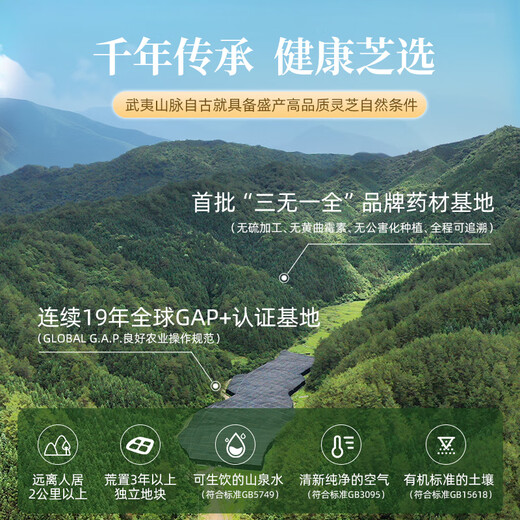 仙芝楼四个有机破壁灵芝孢子粉国标制定 增强免疫力蓝帽保健品 6盒 180g 【三萜12.5g-季度量】循环养护