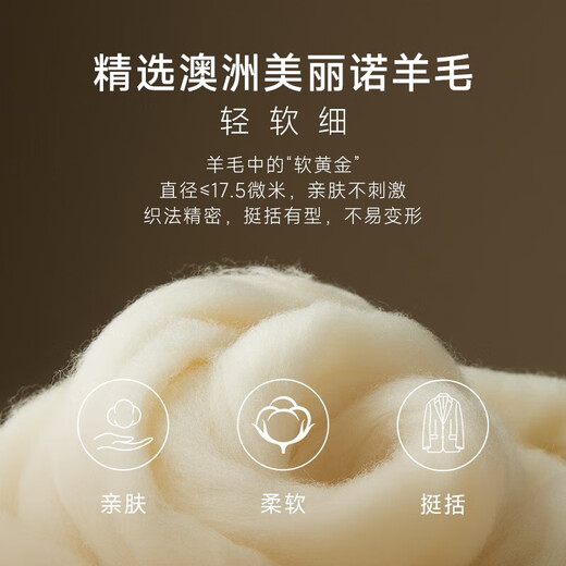 Goldlion machine washable pure wool suit suit, light and easy to care for, slim fit suit for men (select according to size), multi-range price 65 blue 50 A suit