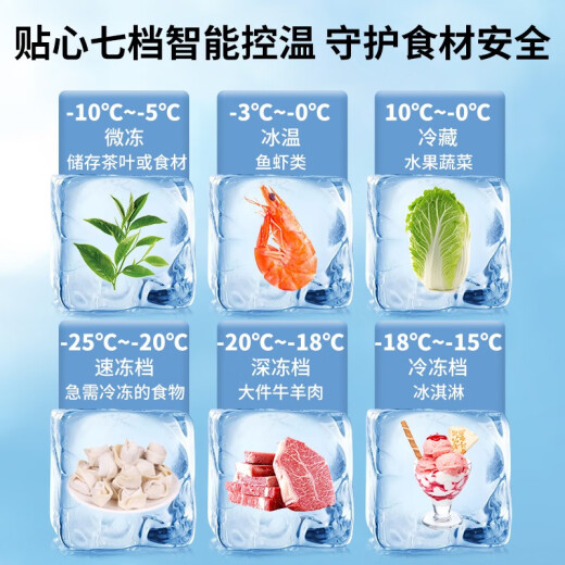 冰山雪冰柜商用家用卧式冷柜大容量冷冻展示柜商用冷冻柜大容量冷柜商用冷柜 688单温智控1.6米