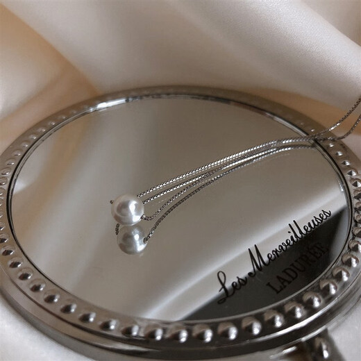 DRJEFUNs small fresh pearl clavicle necklace 2025 new women's young pendant fashion single necklace whole body 925