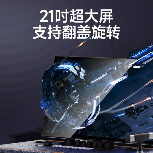 SANSUI square dance audio with display screen outdoor audio karaoke special stage-level trolley speaker high-power karaoke sound card all-in-one home KTV audio set PE159+21-inch screen+15-inch bass+2TB