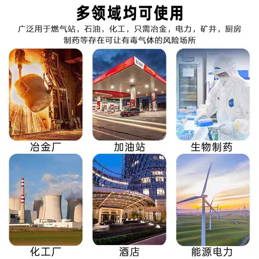 立可安 立可安科技燃气报警器自动切断阀商用液化气探测器厨房煤气餐饮饭店消防检查 719小型餐饮+1个有线钢瓶机械手