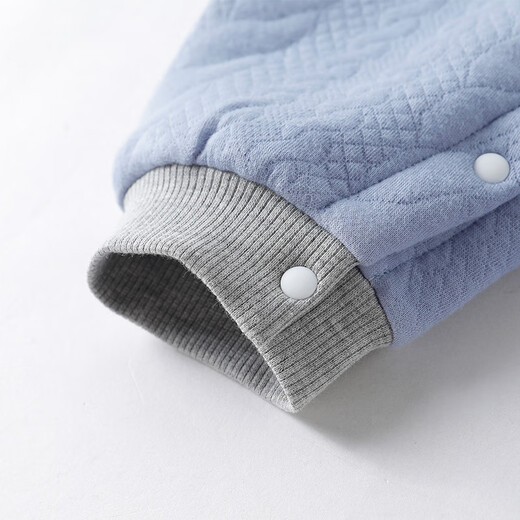 Yishuang'er baby overalls autumn and winter thickened one-piece pants quilted fashionable baby trousers newborn children's warm pants spring and autumn apricot 100cm