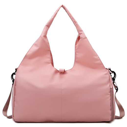 Bag de viaje Yunshun NUEVA Bolsa de yoga Bolsa de fitness deportiva para mujeres Separación húmeda húmeda húmeda húmeda húmeda gran capacidad de almacenamiento Bag de viaje de almacenamiento [rosa] 30l ancho 49*alto 25*espesor 21 cm