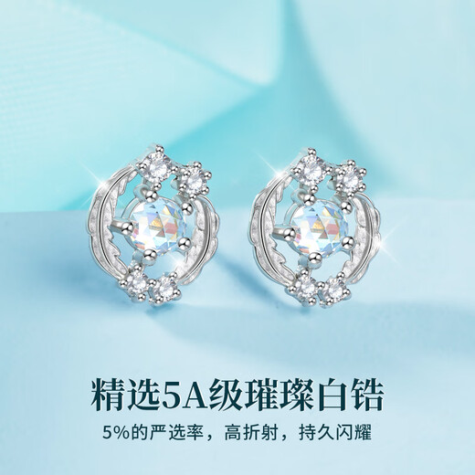 MANHE S999 Pure Silver Earrings Women's Earrings Women's 2025 New Wife Earrings Pendant Birthday Gift for Girl Friends